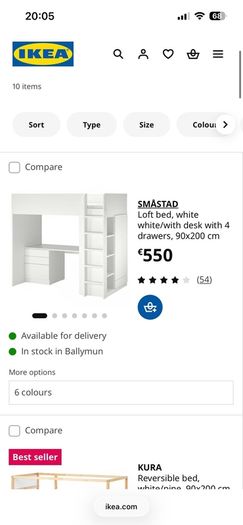 ikea smastad loft bed