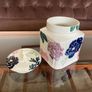 Royal Winton Tradition Romany Sponge Ware Airtight Square Tea Caddy Biscuit Storage Jar Image 6