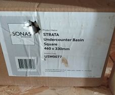 sonas strata square under counter sink