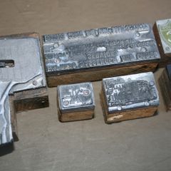 Vintage Printer Block Stamps