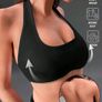 Black Bikini top/Sports Bra size S Image 3