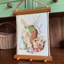 Vintage 70s Kitchen Tile Wall Hanger Image 4