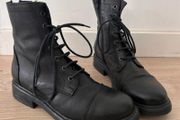 Minelli Italian Leather lace up winter boots 38 39