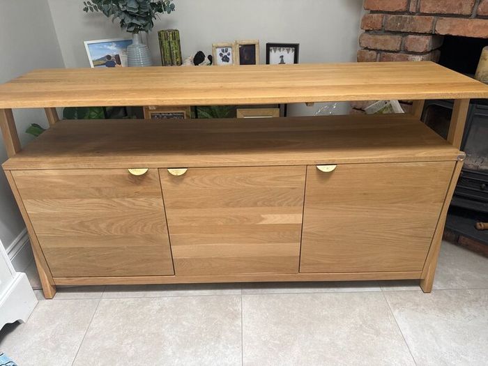 Solid oak sideboard