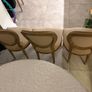 antique dining chairs and table Image 5