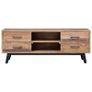 TV Cabinet 120x30x45 cm Solid Teak Image 3