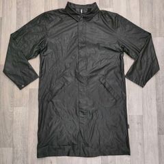 Rains Waterproof Mac Coat Raincoat Long Jacket Mens L/XL