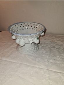 Antique porcelain bonbon dish