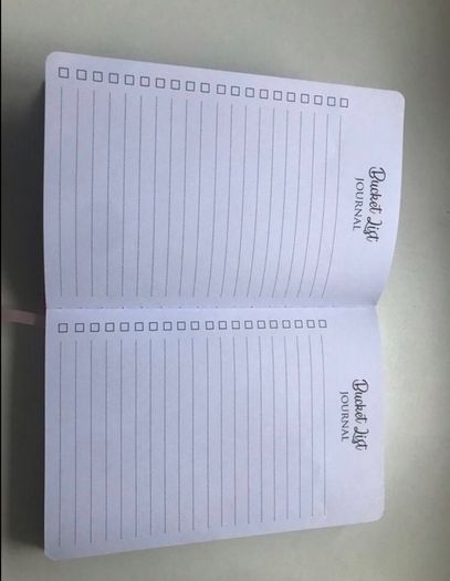Bucket List Journal