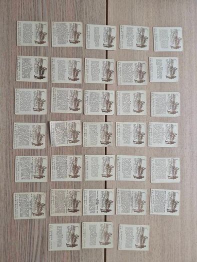 33 Vintage Cigarette Cards - Railway Centenary 1825-1925.  Hill Tobacco. Trains, Locomotives
