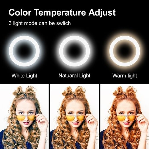 Brand New HQ-HD Ring Light With Long Tripod Stand & Phone Holder for YouTube Video, Desktop Camera Led Ring Light for Streaming, Makeup, Selfie Photography, Tik Tok., Makeup.