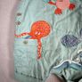 Next Sage Green Sea Life Dungarees & Bodysuit Set Size 6-9 Months 68cm Image 5