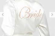 bride dressing gown