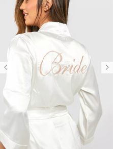 bride dressing gown