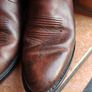 RARE Vintage Harley-Davidson Brown Leather Cowboy Boots Men's Size UK 10 Image 2