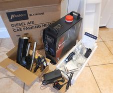 8KW Air Diesel Air Heater with App Control 10-Temperature Settings 28% Boost in. Burning Auto Start-Stop. 220V - 12V 24V DC
