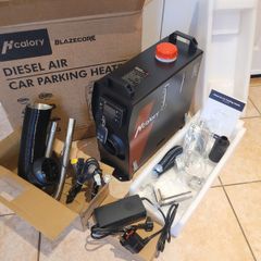 8KW Air Diesel Air Heater with App Control 10-Temperature Settings 28% Boost in. Burning Auto Start-Stop. 220V - 12V 24V DC
