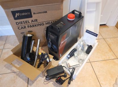 8KW Air Diesel Air Heater with App Control 10-Temperature Settings 28% Boost in. Burning Auto Start-Stop. 220V - 12V 24V DC