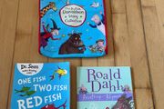 Seuss/Dahl/Donaldson books and bag