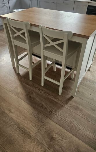 Ikea Kitchen Island & Stools
