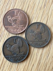 Penny Coins x 190 1928-1968