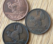 Penny Coins x 190 1928-1968