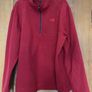 North Face Red Half Zip Fleece Image 3