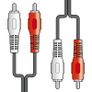 10 Meter 2 x RCA Plugs to 2 x RCA Plugs Leads Image 2