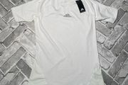 BNWT Adidas Alphaskin TechFit Compression Mens T Shirt Size Medium White