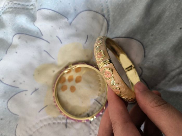 enamel bracelet vintage style