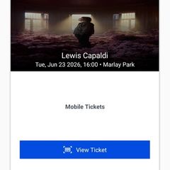 Lewis Capaldi Tickets standing