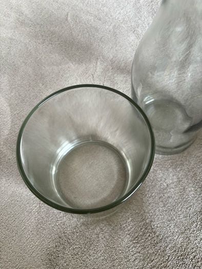 Clear Reused Glass