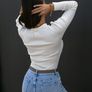 Ribbed blouse Image 4