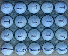 20 used Titleist Tour Soft grade B golf balls