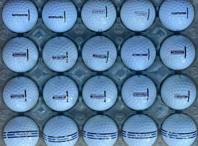 20 used Titleist Tour Soft grade B golf balls