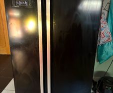 Kenwood black fridge freezer