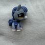 Vintage 2007 Hasbro Littlest Pet Shop blue Horse 1114 LPS Used Please look at the pictures Image 2