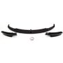 F30 gloss black front lip splitter Image 2