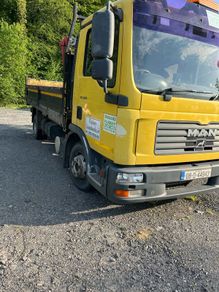 Man tipper truck with loading ramp10,000 plus vat
