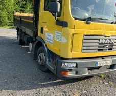 Man tipper truck with loading ramp10,000 plus vat