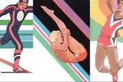 1984 USA Summer Olympics Postcard for the Los Angeles Olympics (7 cards)