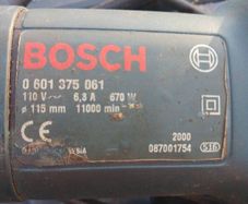 bosch grinder