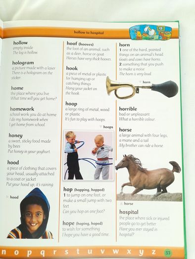 Children's book, First Fun Dictionary