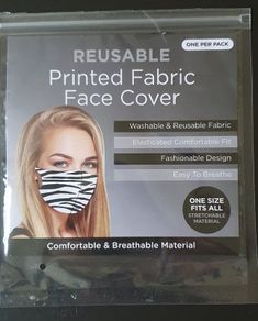 BNIP - A Reusable Fabric Face Mask - Adult - #