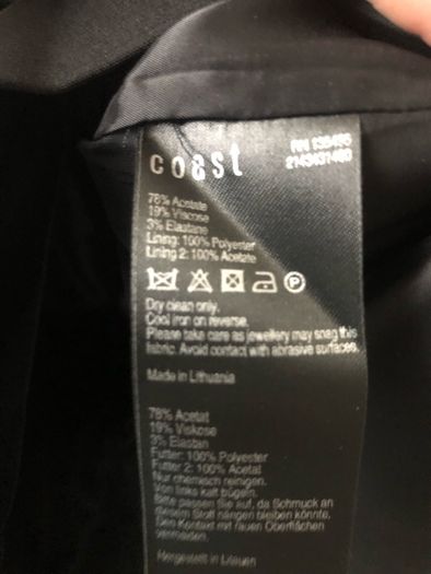 Ladies coast dress size 6 like new reduced