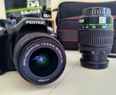 Camera Pentax Digital SLR L2 istd 2 original lenses Original boxes SD card Case carry bag strap manuals etc Fully working