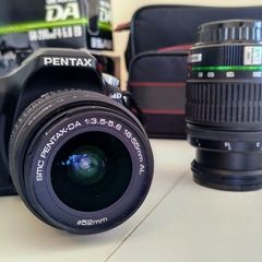 Camera Pentax Digital SLR L2 istd 2 original lenses Original boxes SD card Case carry bag strap manuals etc Fully working