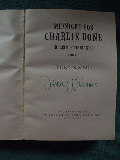 Jenny Nimmo-Children of The Red King (Charlie Bone)-13 Books 1st/1st & Signed