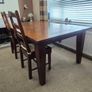 Solid Oak Extendable Dining Table, x6 Chairs Image 7