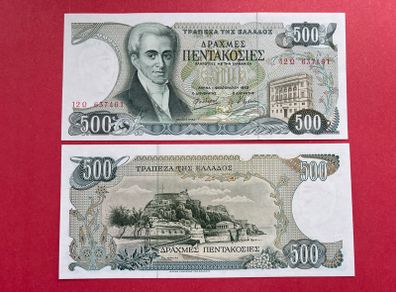 Greece  500 Drachmai  1983  ( uncirculated )